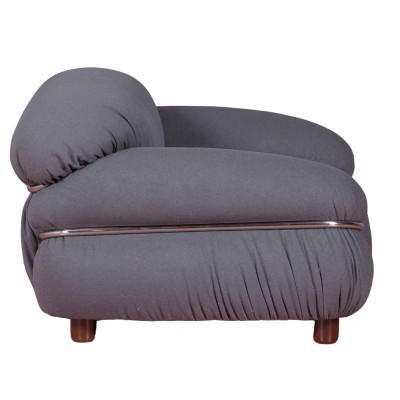 OLYMPIA 1 SEAT SOFA UPHOLSTERED IN SHERPA FABRIC