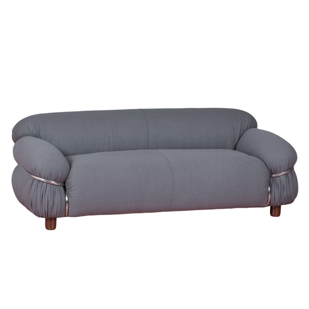 OLYMPIA 2-SEAT SOFA UPHOLSTERED IN SHERPA FABRIC