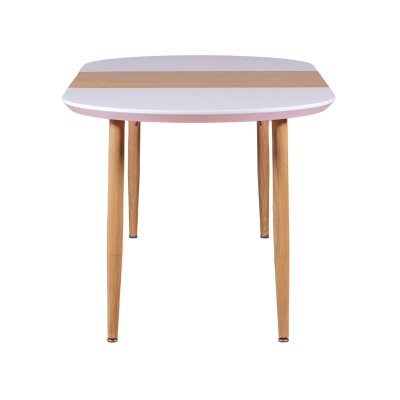 Mesa de comedor extensible Goteborg de estilo escandinavo (140-205cm)