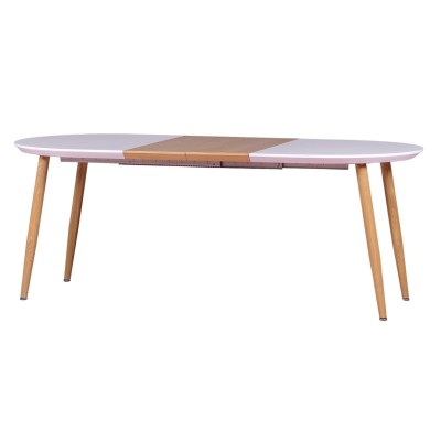 Mesa de comedor extensible Goteborg de estilo escandinavo (140-205cm)