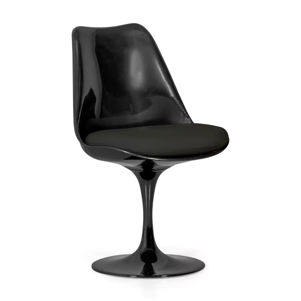 Réplique Chaise Tulip tout noir - Chaises Design - Meublesconcept
