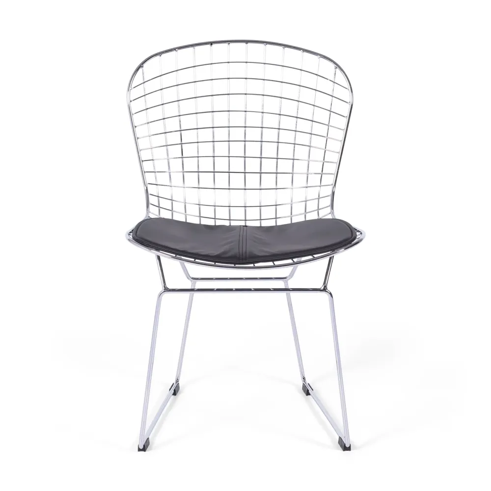 Inspiration chaise Bertoia Chrome - Chaise industrielle - Meubles Concept