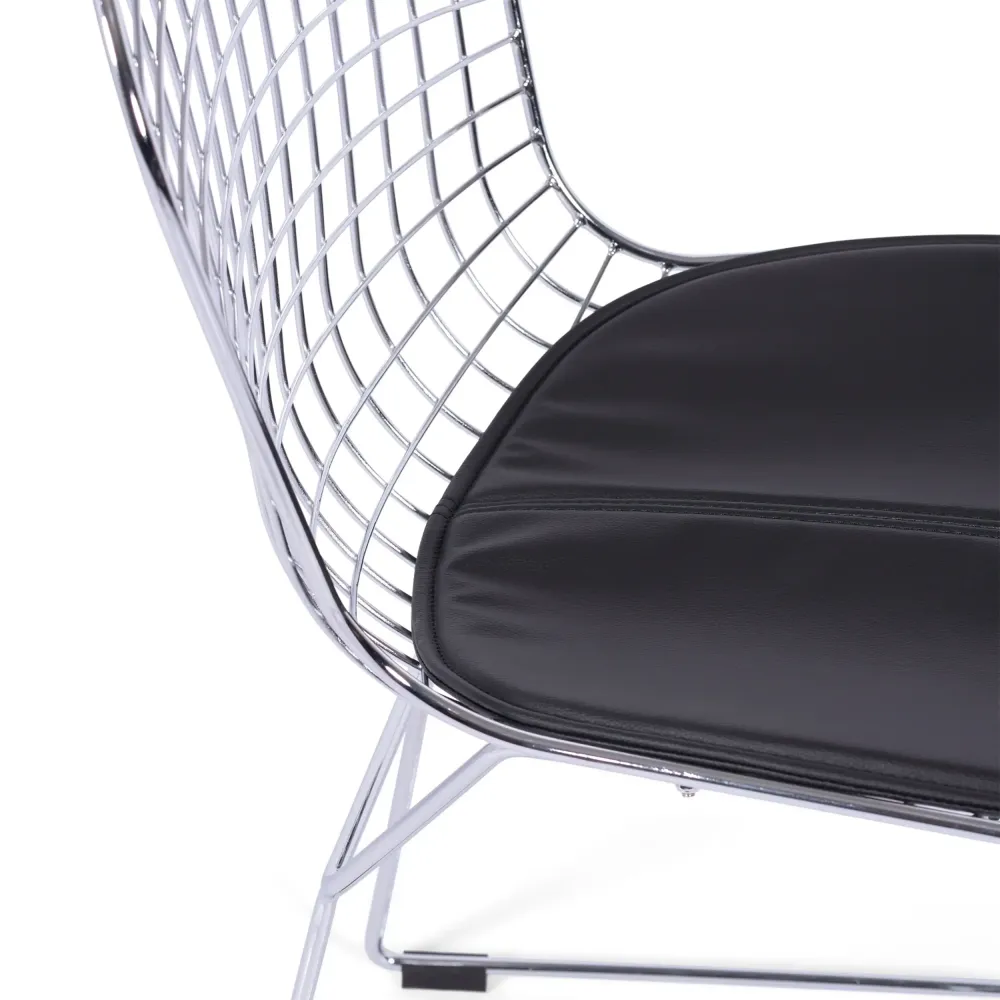 Inspiration chaise Bertoia Chrome - Chaise industrielle - Meubles Concept