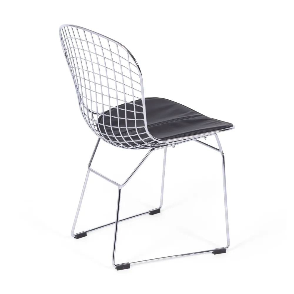 Inspiration chaise Bertoia Chrome - Chaise industrielle - Meubles Concept