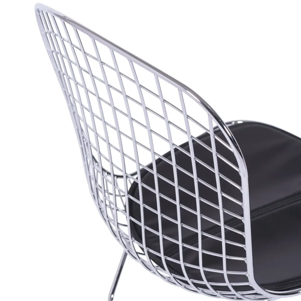 Inspiration chaise Bertoia Chrome - Chaise industrielle - Meubles Concept