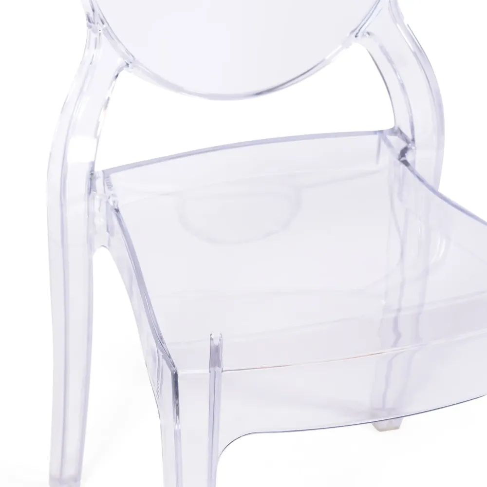 Chaise Louisiane transparente pour l'hôtellerie moderne 🪑 - Meubles Concept