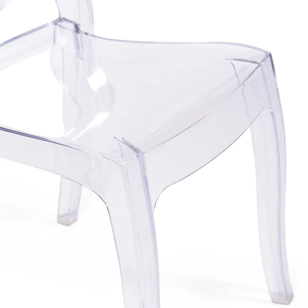 Chaise Louisiane transparente pour l'hôtellerie moderne 🪑 - Meubles Concept