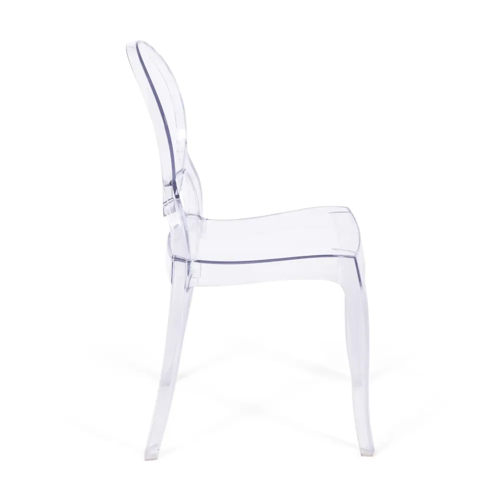 Chaise Louisiane transparente pour l'hôtellerie moderne 🪑 - Meubles Concept