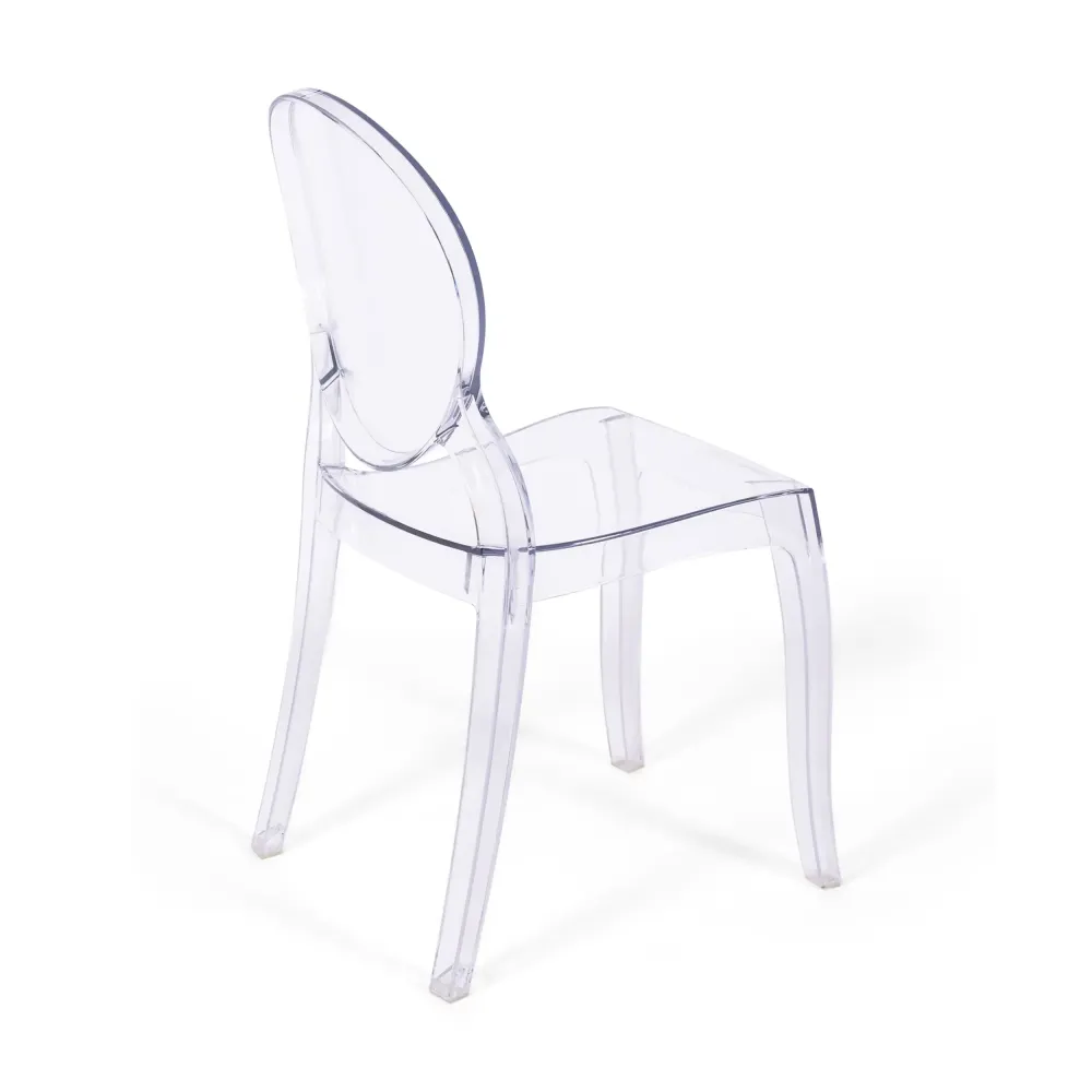 Chaise Louisiane transparente pour l'hôtellerie moderne 🪑 - Meubles Concept