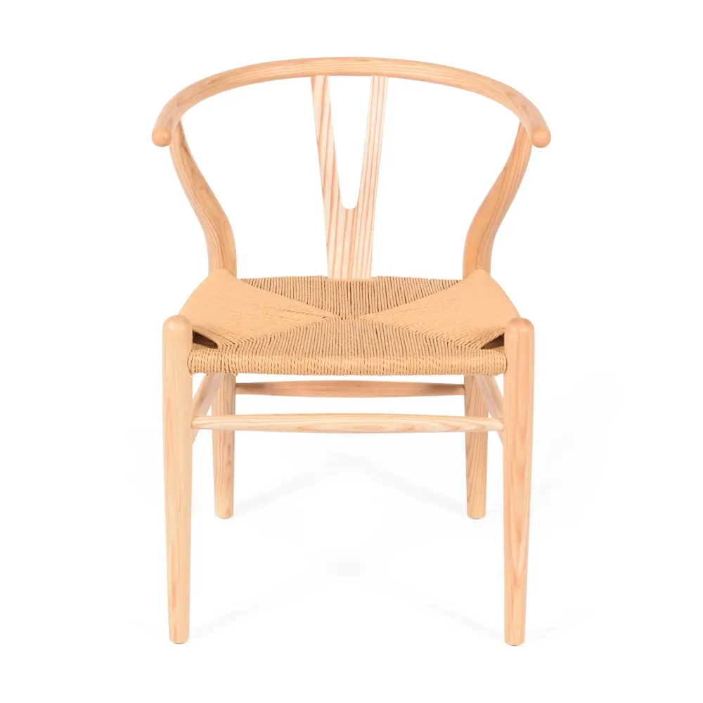 Réplique de la chaise haut de gamme Wishbone CH24