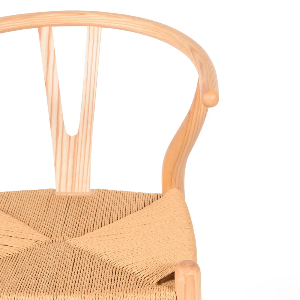 Réplique de la chaise haut de gamme Wishbone CH24