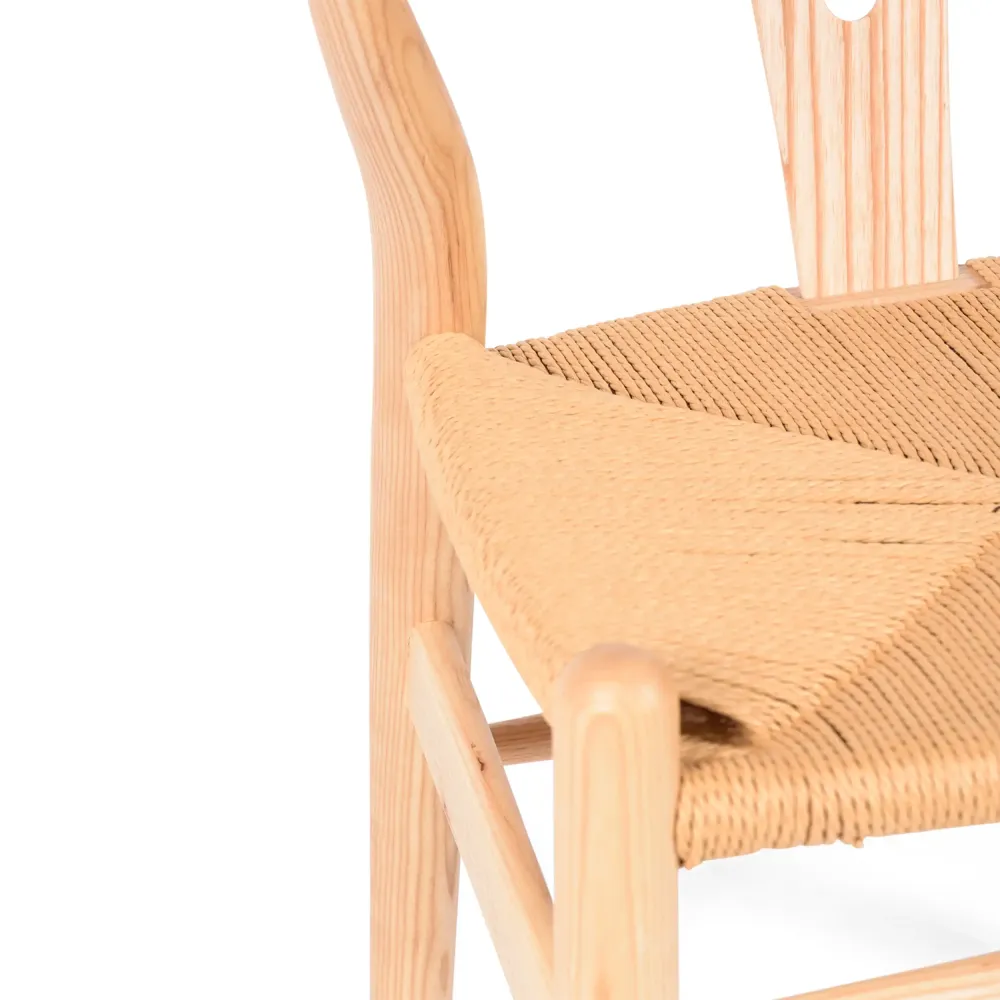 Réplique de la chaise haut de gamme Wishbone CH24