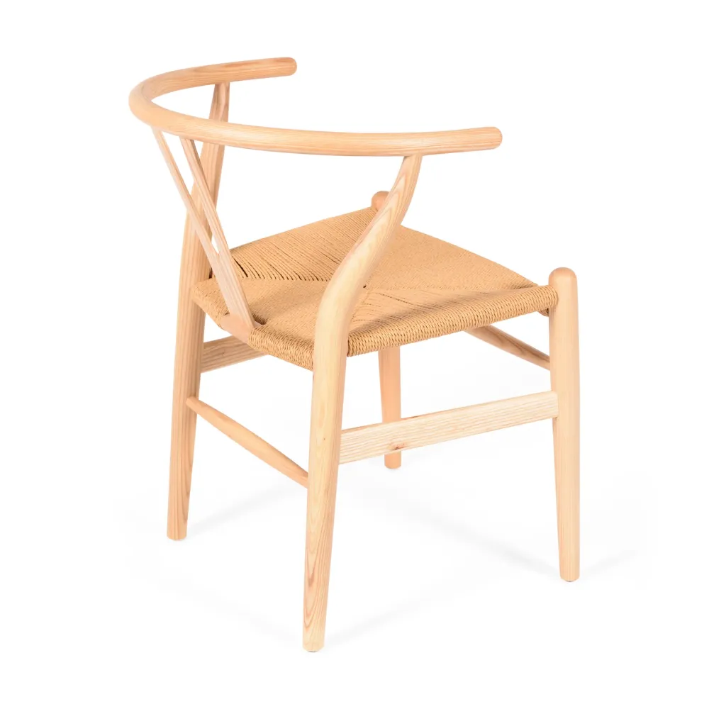Réplique de la chaise haut de gamme Wishbone CH24