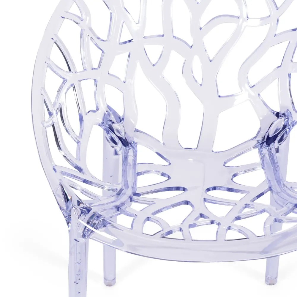 Chaise d'extérieur transparente Chrystal Réplique