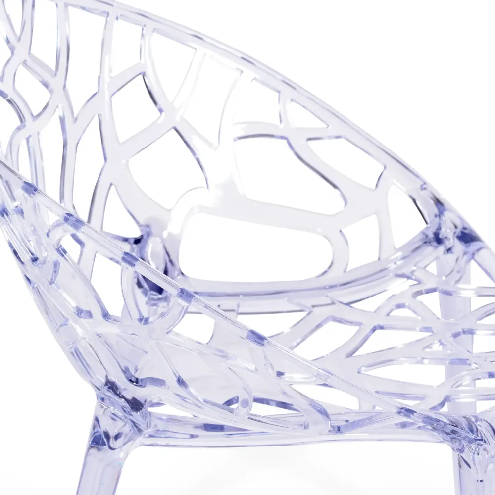 Chaise d'extérieur transparente Chrystal Réplique