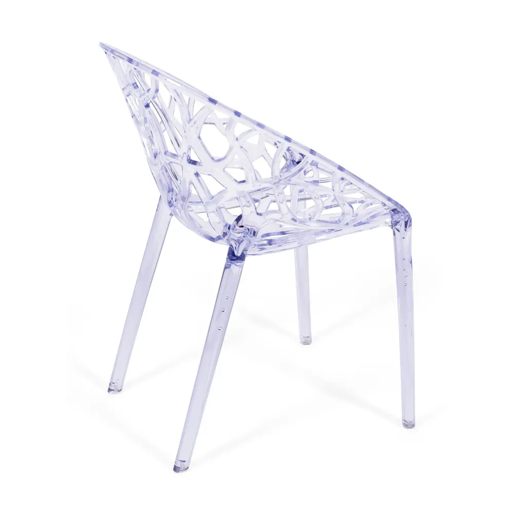 Chaise d'extérieur transparente Chrystal Réplique