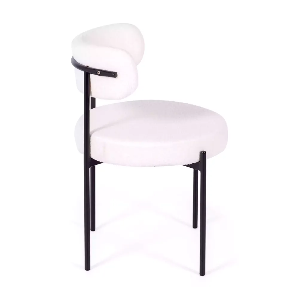 Chaise Lenin recouverte de velours - design élégant et moderne 🪑