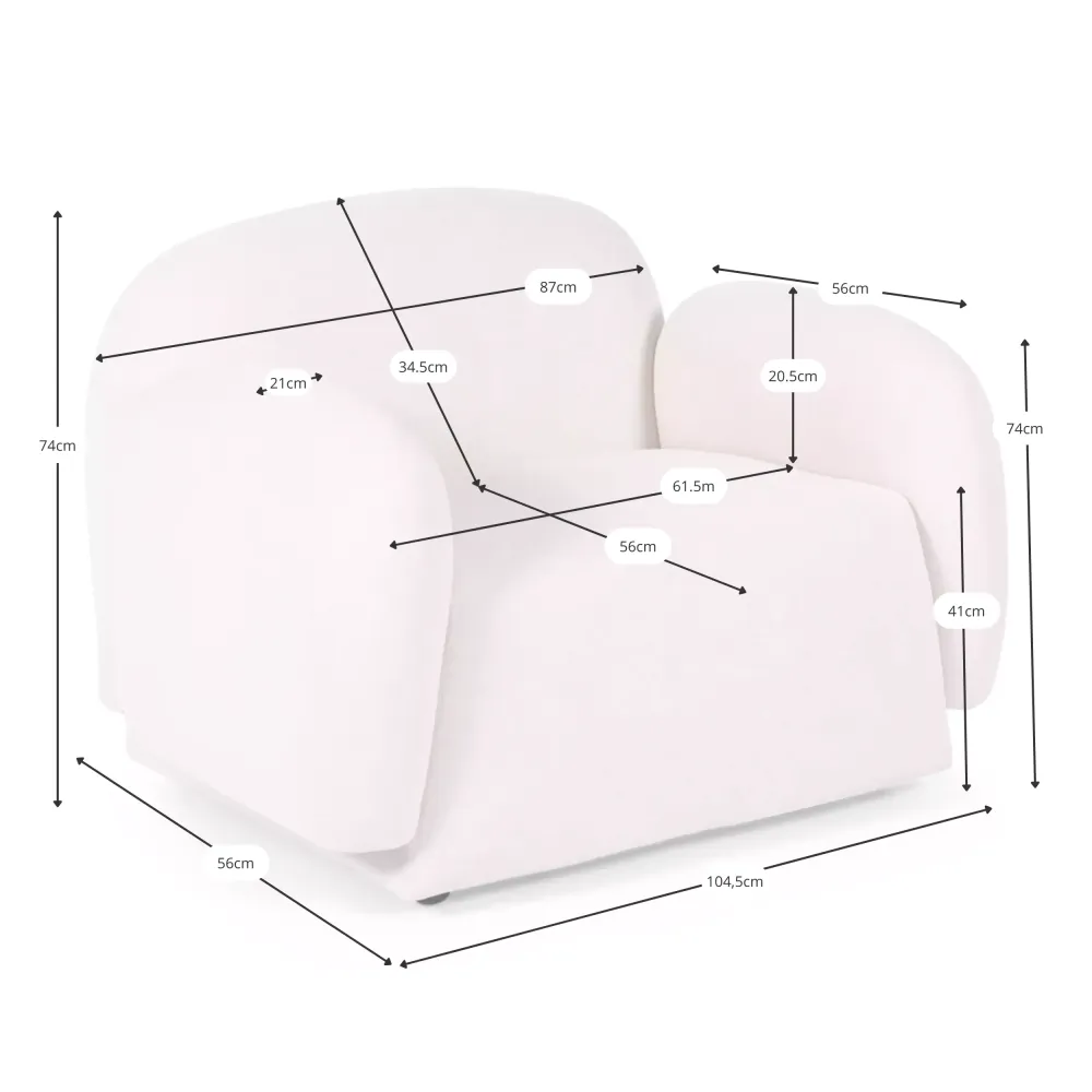 Fauteuil design 1 place Nest - Design enveloppant - Meubles Concept