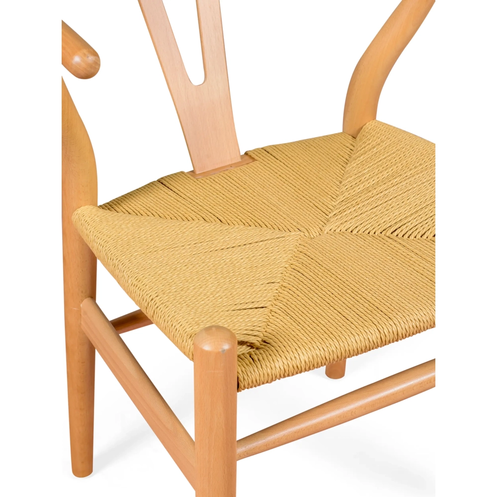 Chaise Inspiration Wishbone CH24 - Chaises en bois - Style nordique