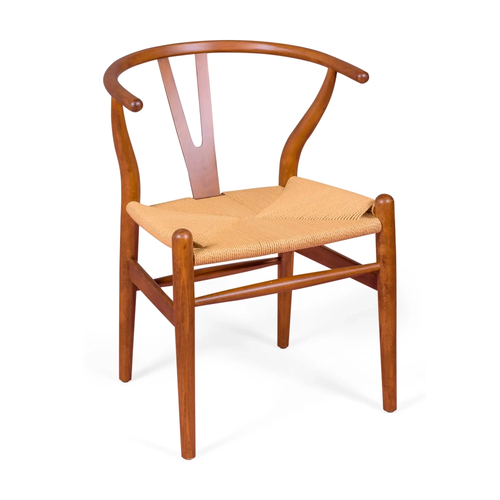 Inspiration Wishbone CH24 en noyer - Chaises nordiques - Meublesconcept