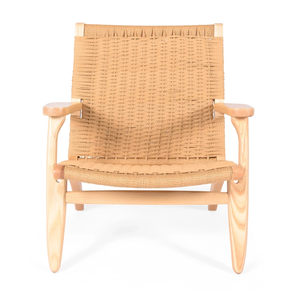 Inspiration Lounge CH25 en frêne - Fauteuil nordique - Meubles Concept