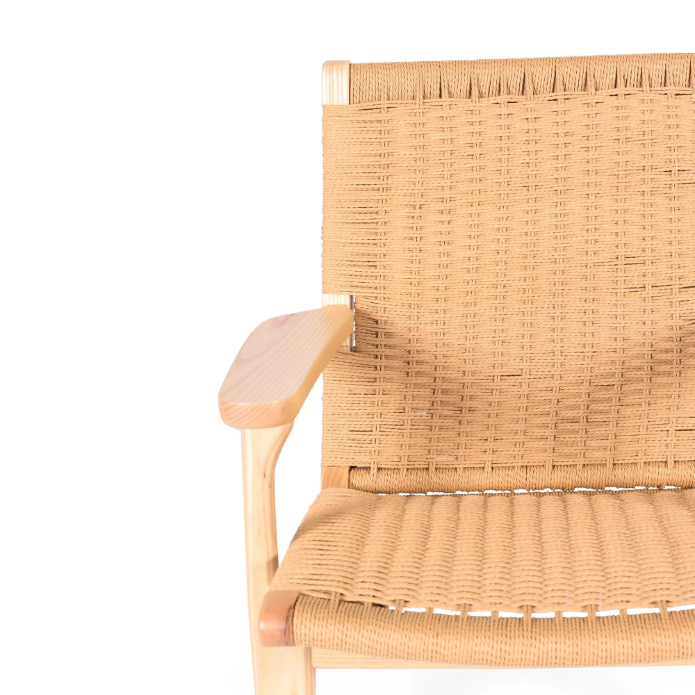 Inspiration Lounge CH25 en frêne - Fauteuil nordique - Meubles Concept