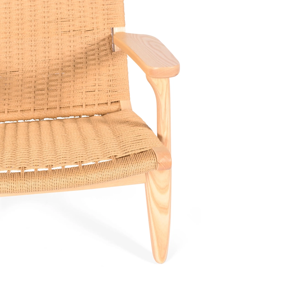 Inspiration Lounge CH25 en frêne - Fauteuil nordique - Meubles Concept