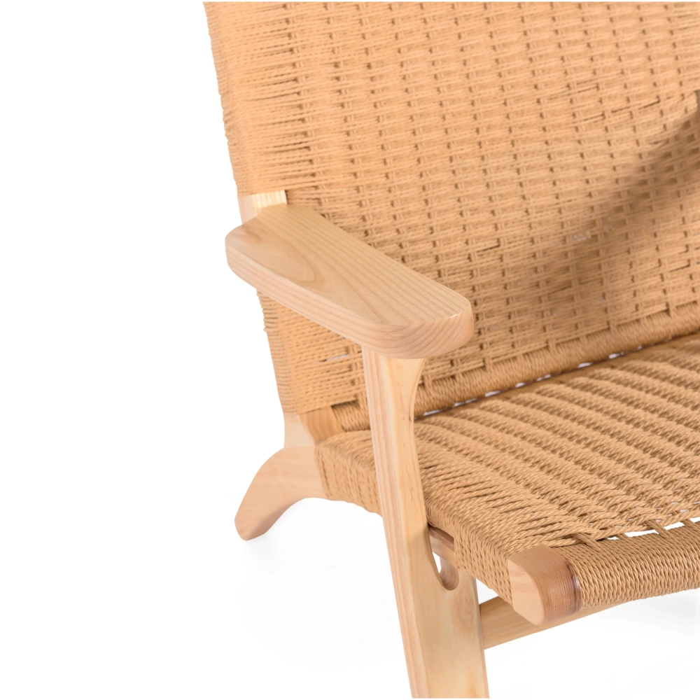 Inspiration Lounge CH25 en frêne - Fauteuil nordique - Meubles Concept