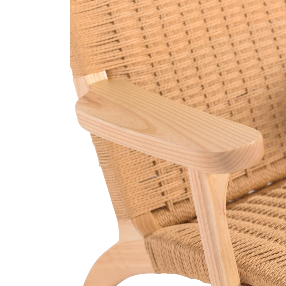Inspiration Lounge CH25 en frêne - Fauteuil nordique - Meubles Concept