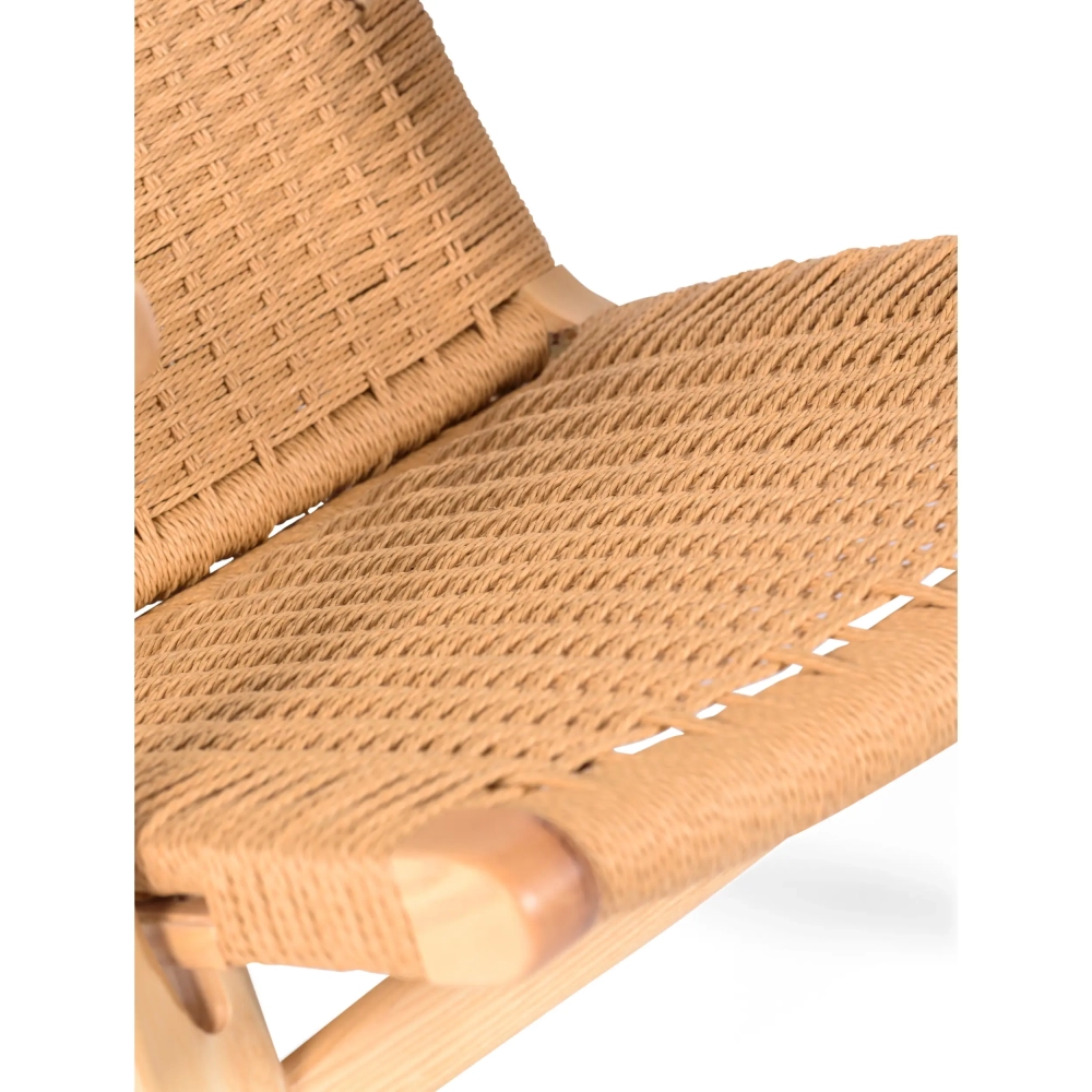Inspiration Lounge CH25 en frêne - Fauteuil nordique - Meubles Concept