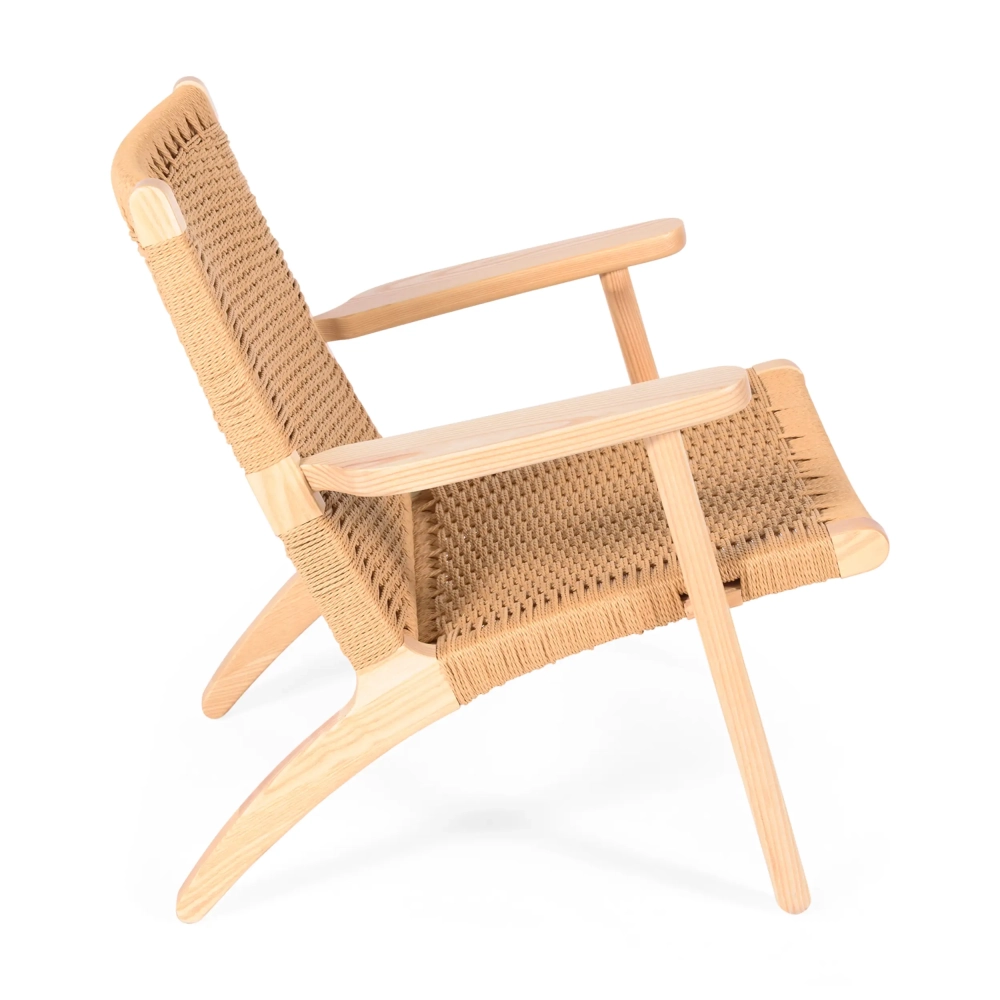 Inspiration Lounge CH25 en frêne - Fauteuil nordique - Meubles Concept