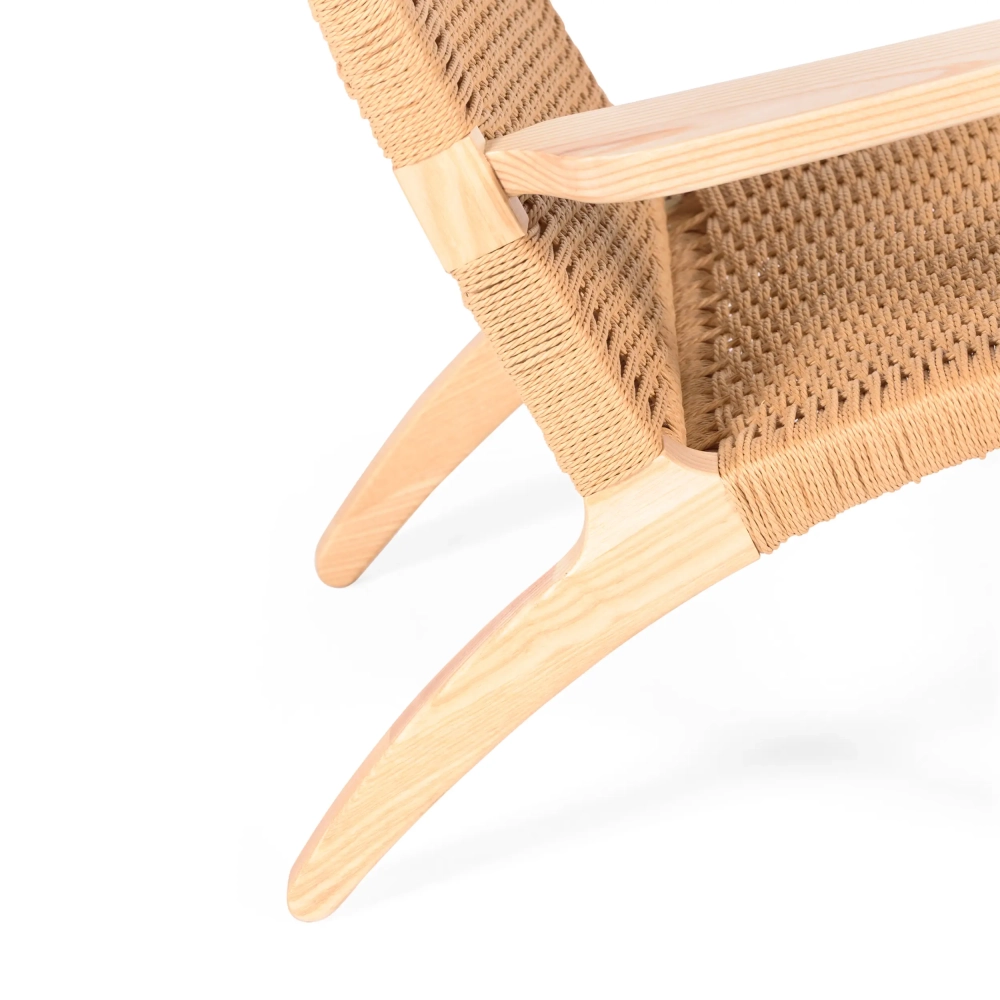 Inspiration Lounge CH25 en frêne - Fauteuil nordique - Meubles Concept