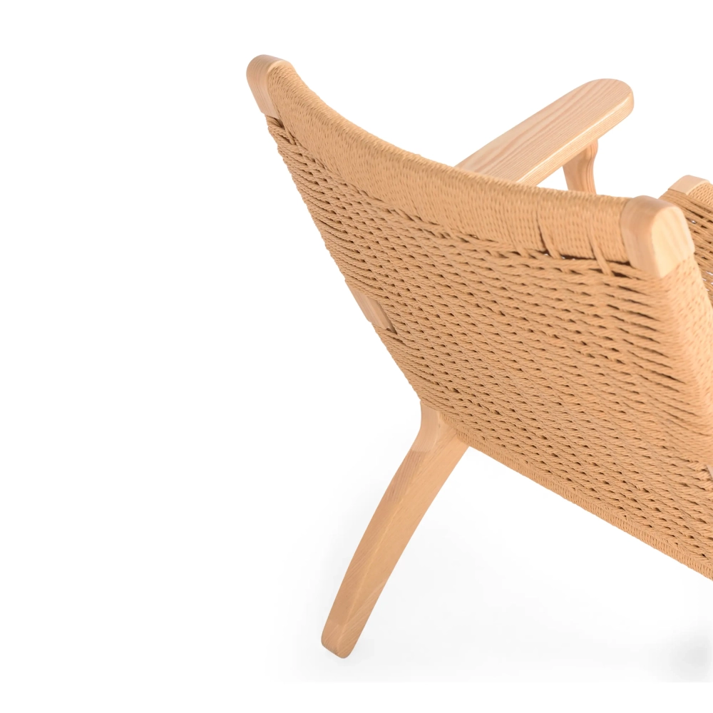Inspiration Lounge CH25 en frêne - Fauteuil nordique - Meubles Concept