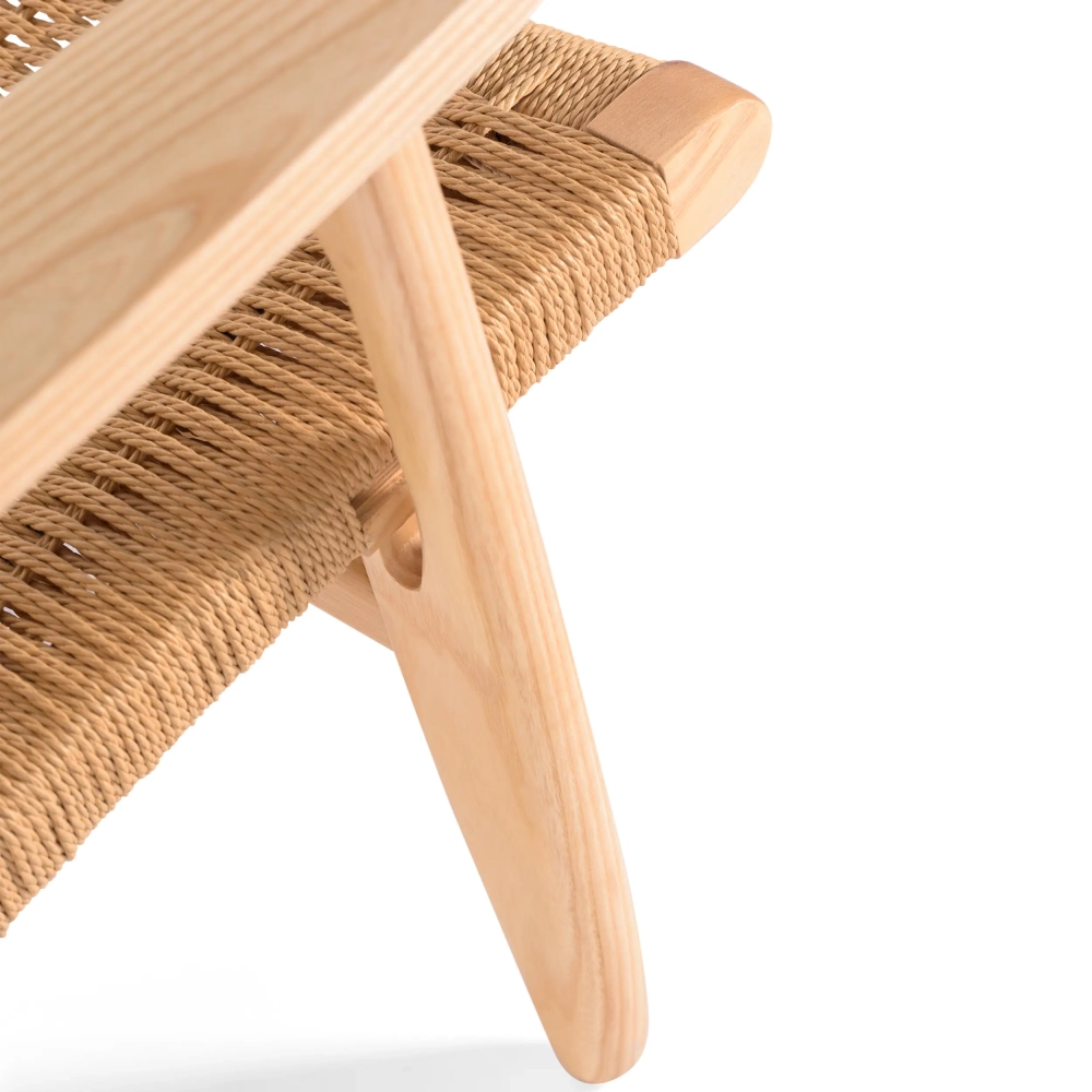 Inspiration Lounge CH25 en frêne - Fauteuil nordique - Meubles Concept