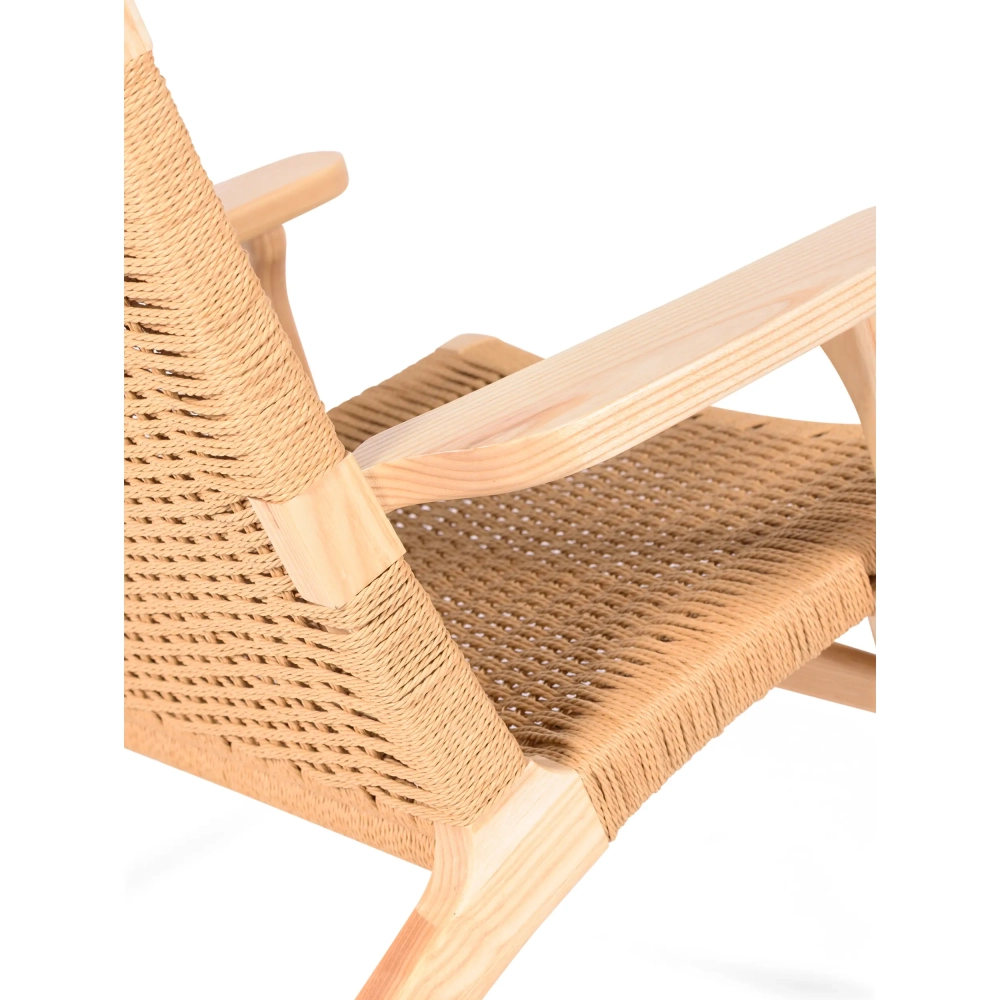 Inspiration Lounge CH25 en frêne - Fauteuil nordique - Meubles Concept