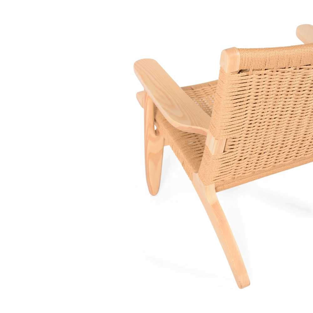 Inspiration Lounge CH25 en frêne - Fauteuil nordique - Meubles Concept