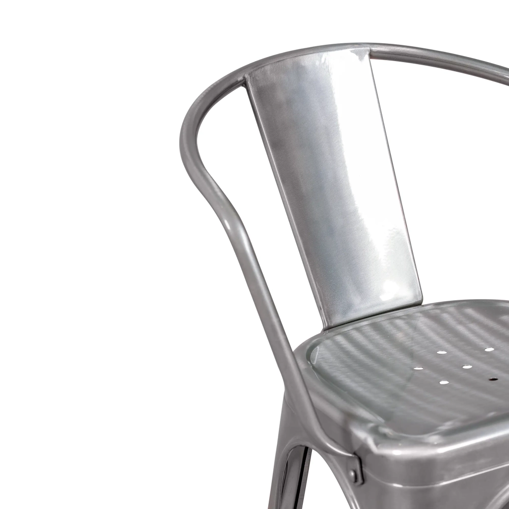 Réplique de la chaise Tolix avec accoudoirs
