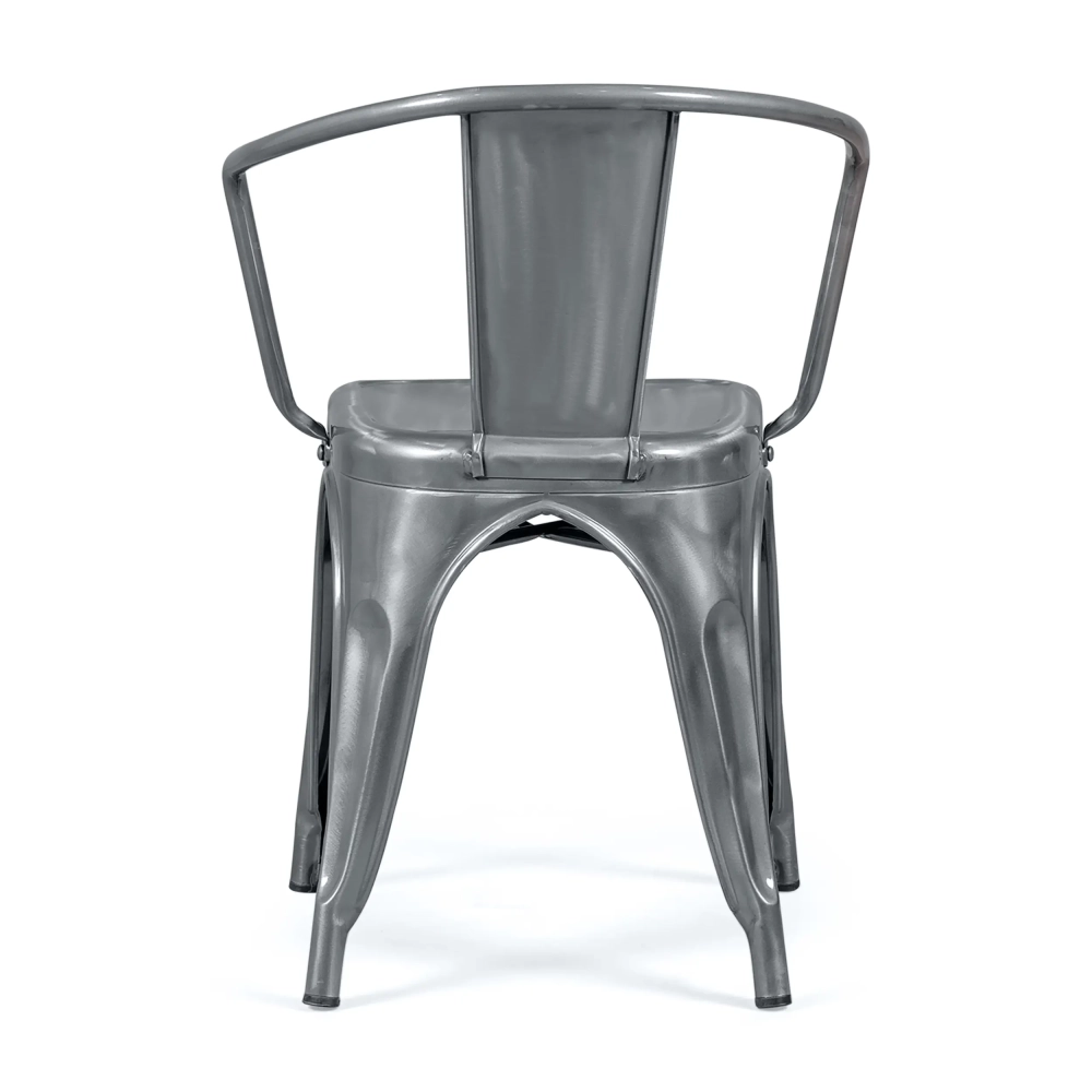 Réplique de la chaise Tolix avec accoudoirs