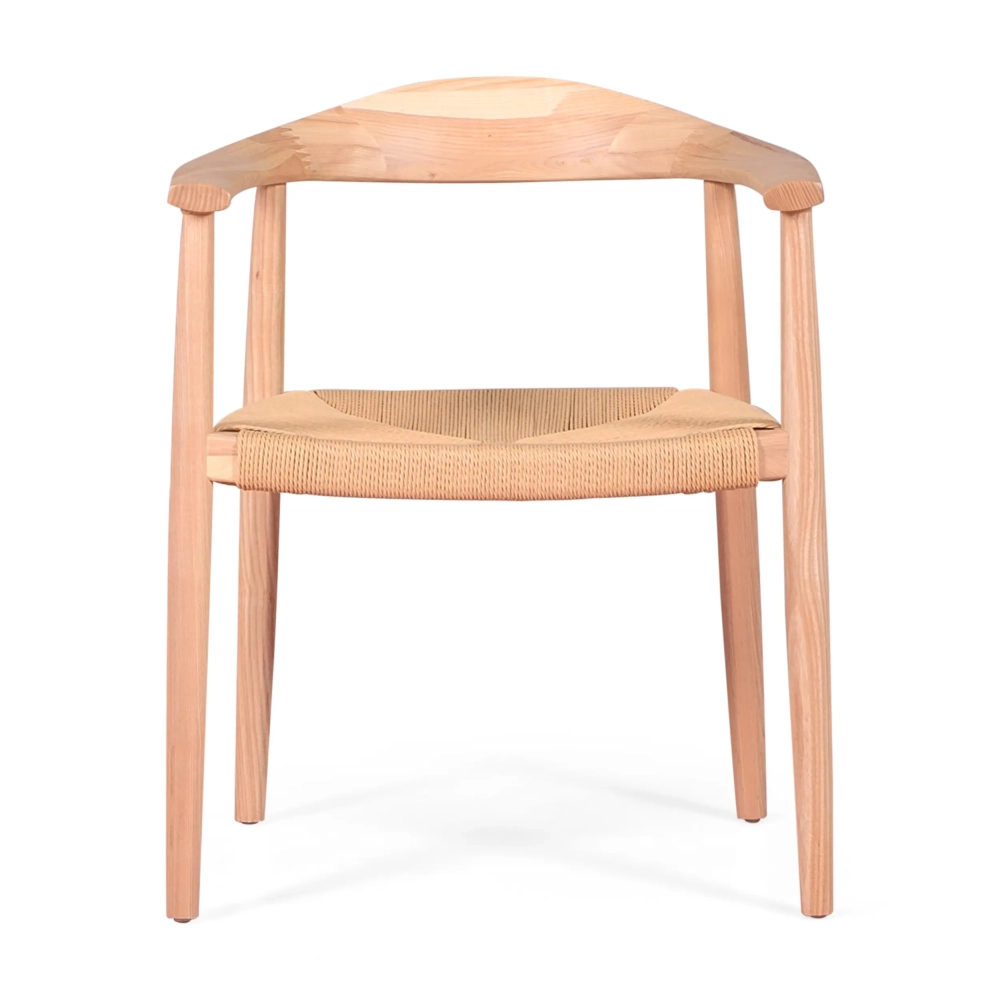 Réplique de La Chaise de Hans J. Wegner en bois de frêne