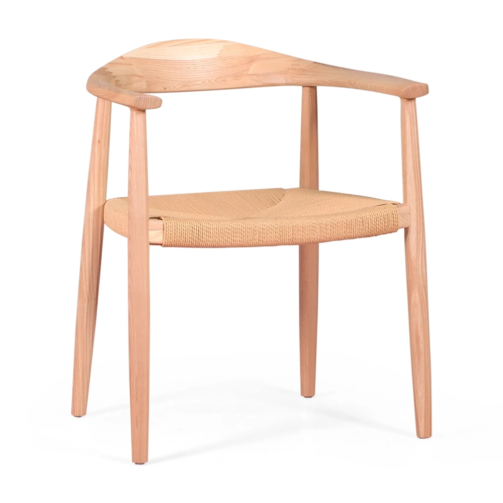 Réplique de La Chaise de Hans J. Wegner en bois de frêne