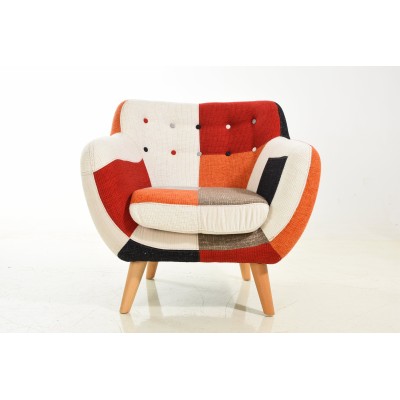 furmod Klub Patchwork Kolory Sofa "1 Plaza"