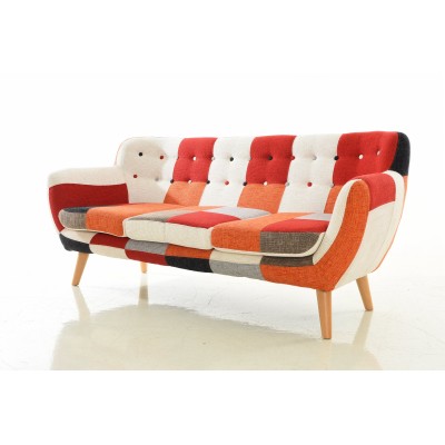 furmod The Club Patchwork Colors Sofa "3 Seater"