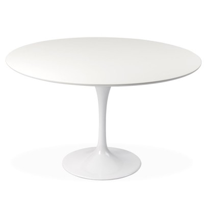 Tisch Dining Tulip 100cm aus Weiß MDF