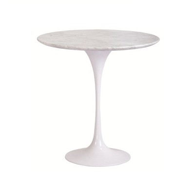 Beistelltisch Tulip Side aus Carrara Marmor