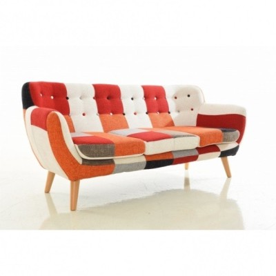 furmod The Club Patchwork Colors Sofa "3 Seater"