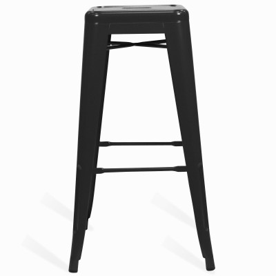 Industrial white stool Bistro Matt 76CM