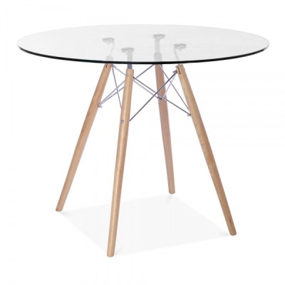 furmod Eames glasbord (90 cm)