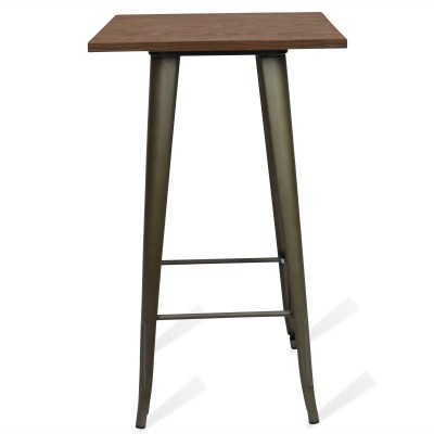 High table Bistro Dark Legs Antique