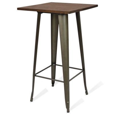 Mesa industrial Alta Bistro Dark Legs Antique