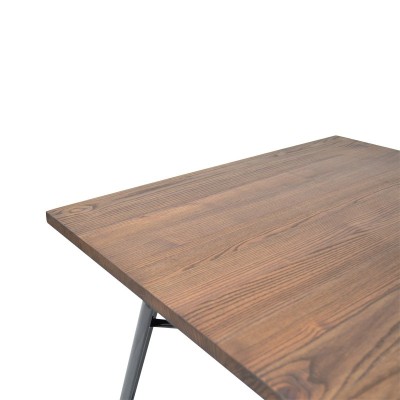 Industrial table Bistro Dark Legs Black